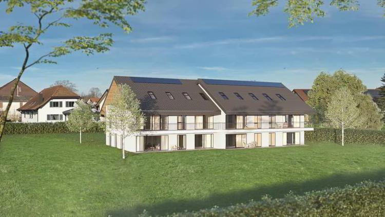 Estavayer / Frasses Dernier 2,5 pièces, Rez avec jardin de 83 m2