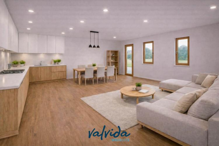 Exklusives Wohneigentum: 3.5-Zimmer-Wohnung im nachhaltigen Holzhaus