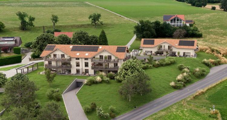 1.5 pièces en attique / combles + vue + calme