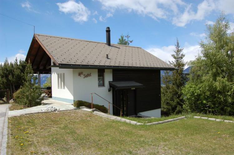Touristische Lage - Gemütliches Chalet in Vercorin mit Blick auf die Ebene
