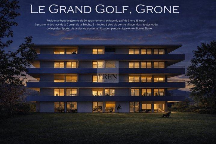 Nouvelle promotion d'appartements neufs à construire à Grône (du...