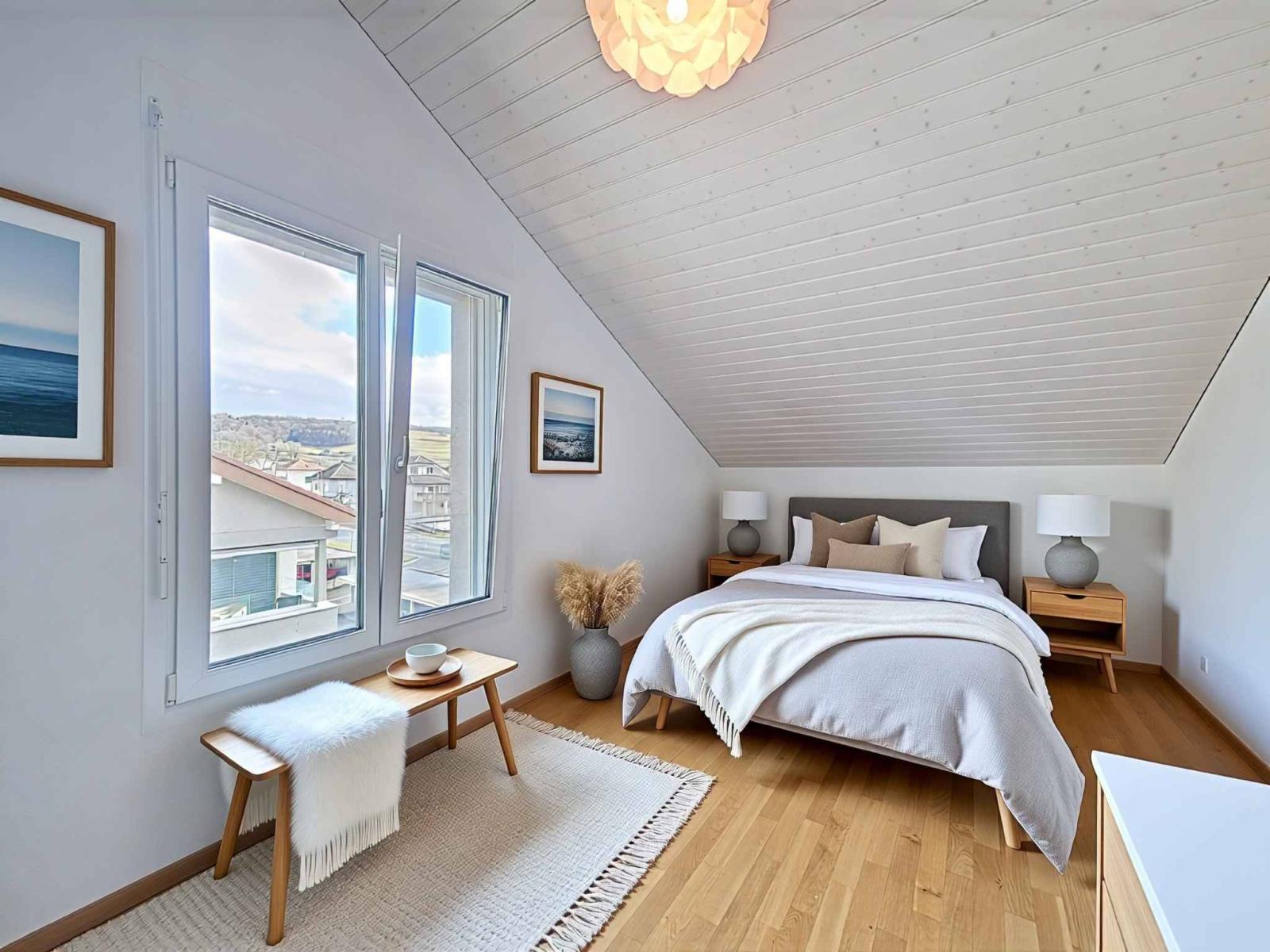 Appartement moderne de 3.5 pièces avec places de parc couvertes