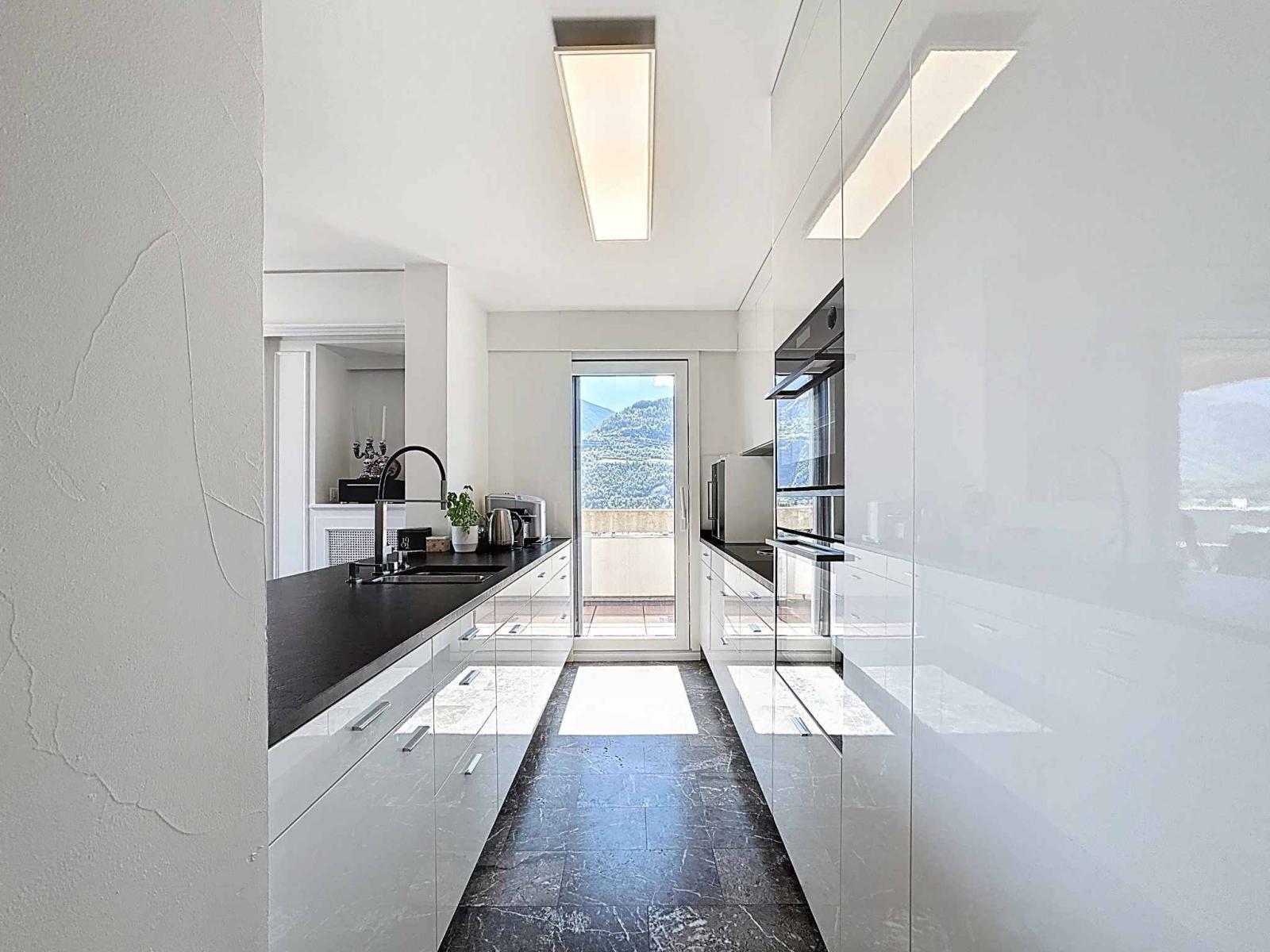 Attique duplex avec terrasse panoramique-Résidence secondaire