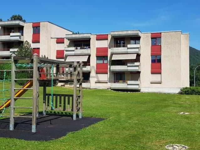 Cadre de vie particulièrement paisible pour ce 4.5 pièces de 90 m²