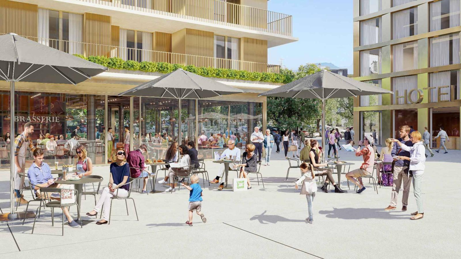 OPPORTUNITÉ - Arcade neuve de 75 m2 à louer dans le quartier Cour de Gare