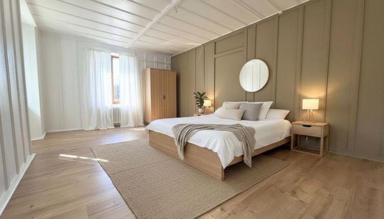 Charme de l'ancien et calme absolu : appartement de 5,5 pièces aux Planchettes