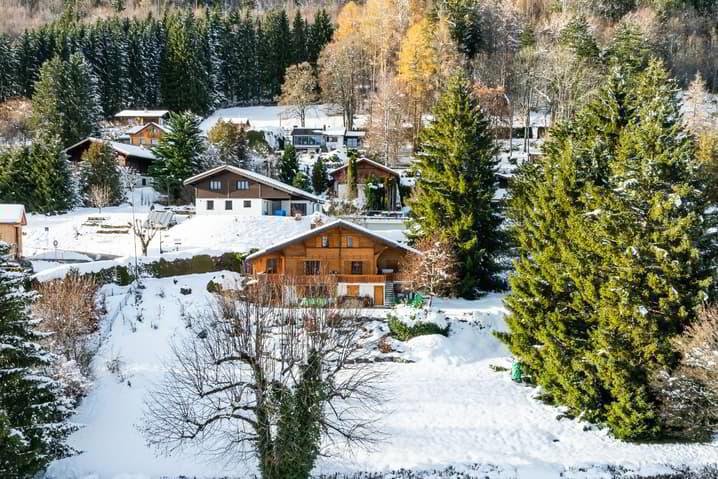 Chalet de caractère : un cadre naturel et une vue imprenable