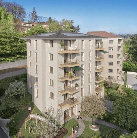 Balcons des Sous-Bois : Appartement 3.5 pièces avec balcon exposé au...
