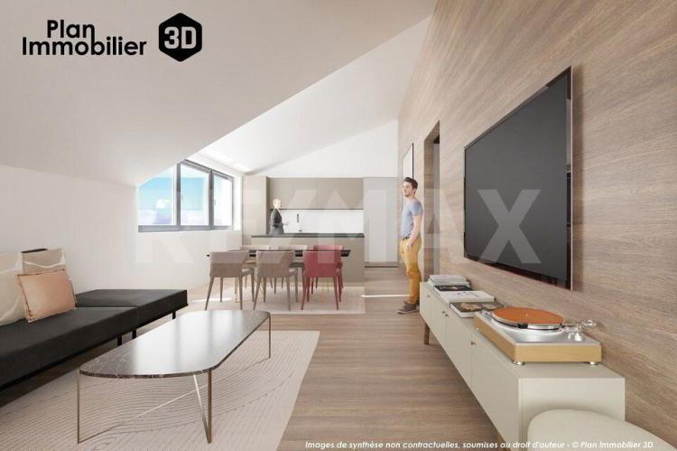 PROMOTION EN VENTE SUR PLAN LOT B5, APPARTEMENT 4,5 PIÈCES AVEC LOGGIA