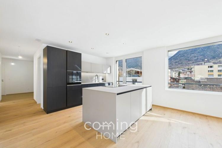 Modernes Zuhause mit Alpenpanorama - Erstbezug im Herzen von Brig-Glis