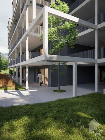 Appartement 3,5 pièces de 103 m2avec terrasse et pelouse