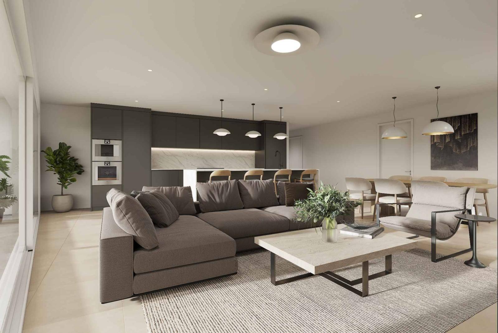 Nouveau : Appartement neuf de 4,5 pièces situé au 1er étage