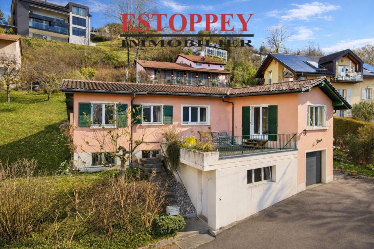 Villa individuelle de 4.5 pièces avec vue lac et fort potentiel d’agrandissement
