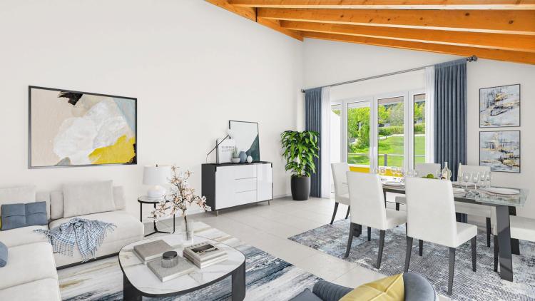 4.5 Zimmer Dachwohnung mit Balkon in Susten (Feithieren)