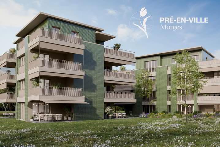 Pré-en-Ville - A2 - Appartement neuf de 3.5 pièces au rez-de-chaussée