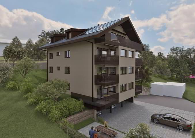 Magnifique appartement neuf de 4œ au rez supérieur avec 2 balcons,...