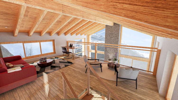 Snowstar Zen Lauinen Saas-Grund Neubau 2025. Attraktives Einfamilienhaus im Grünen. Hauptwohnsitz. Inkl. 2 Parkplätze.