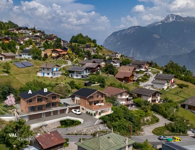 House for sale, Route de Crans 12 (Lens, Switzerland)