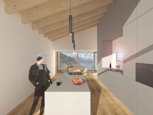 Dernier étage : Duplex neuf avec grande terrasse