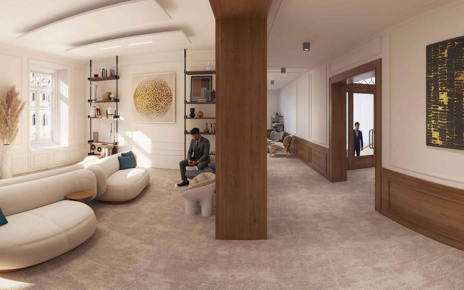 Immeuble administratif rénové d'environ 1300m2 - Quartier des Banques