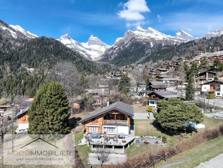 Charmantes Chalet in Ovronnaz mit Bergblick