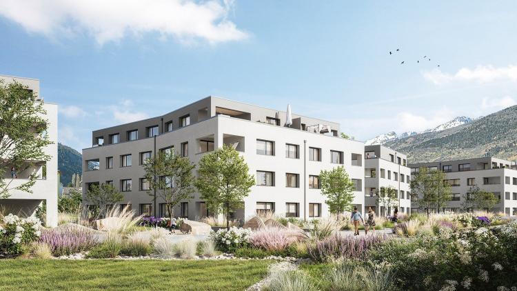 2 ½ Zimmer-Neubauwohnung in Visp mieten