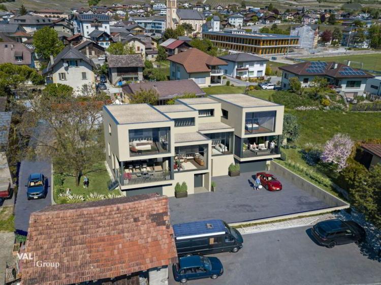 Exklusives Doppeleinfamilienhaus in Salgesch - Neubau in Planung