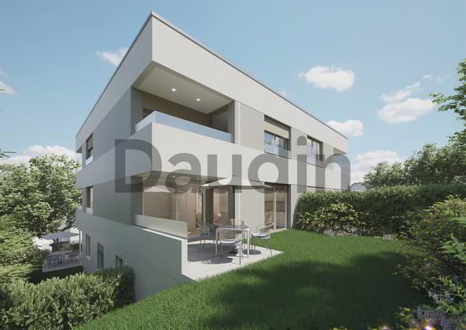 Appartement THPE sur plan de 3 pièces avec jardin privatif