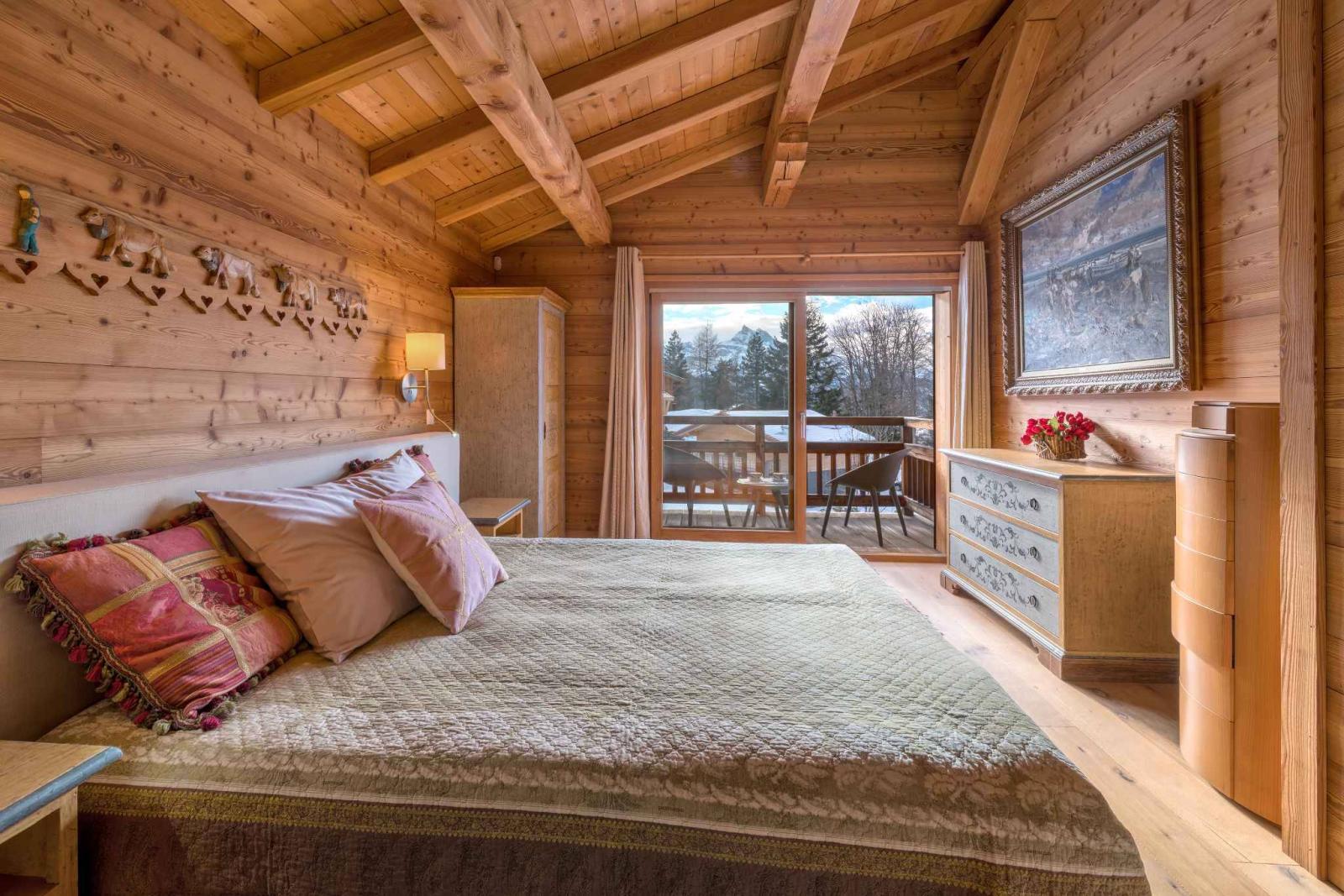 Architecture alpine exceptionnelle, vue à couper le souffle au cœur de Villars