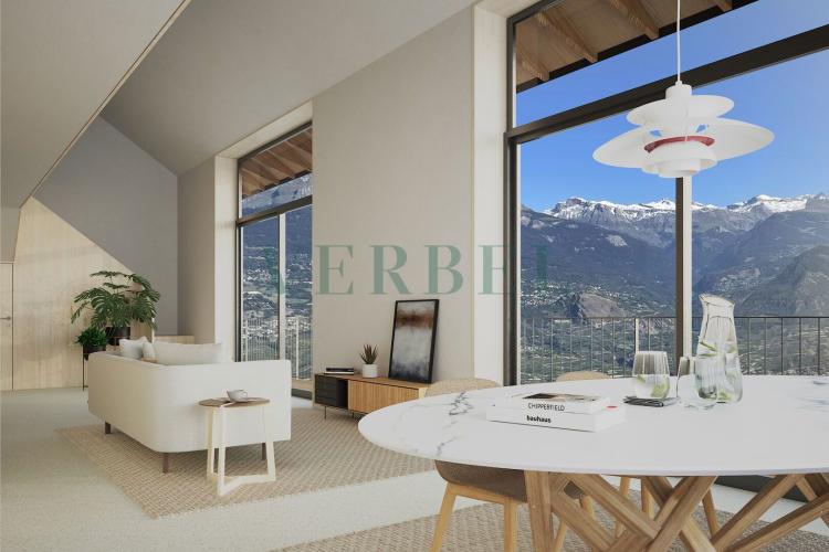 Nouvelle maison familiale avec vue imprenable