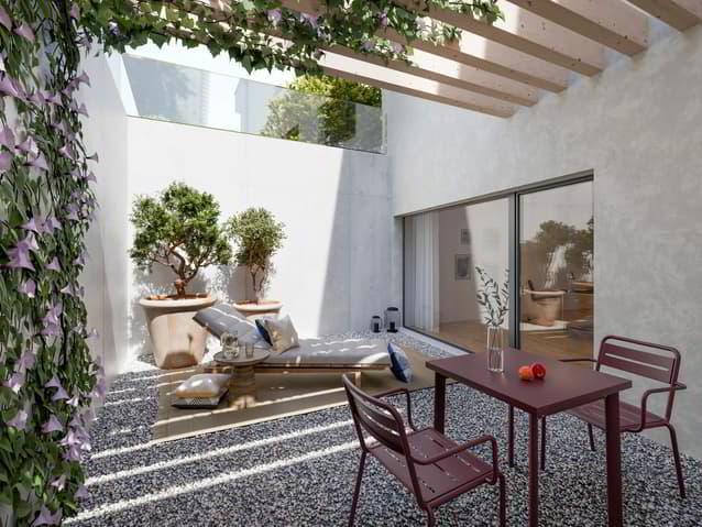 Les Capites - Appartement de 5,5 pièces avec jardin