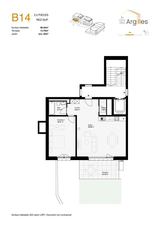 2,5 Zimmer mit Terrasse und Garten!
