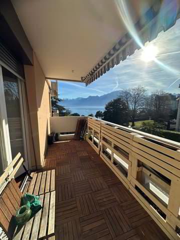 3,5 pcs, vue lac a 2 pas du lac