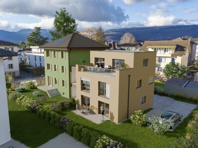 Attique en duplex au centre d'Yverdon