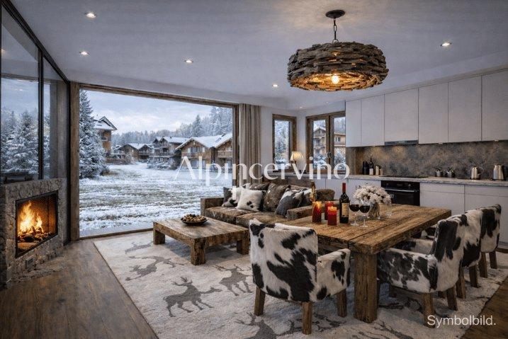 Moderne 3.5-Zimmer-Wohnung mit Terrasse in Zermatt (Erstwohnung)