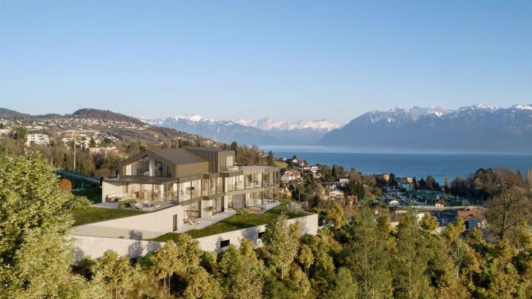 Villa contemporaine d’exception au panorama spectaculaire sur le lac