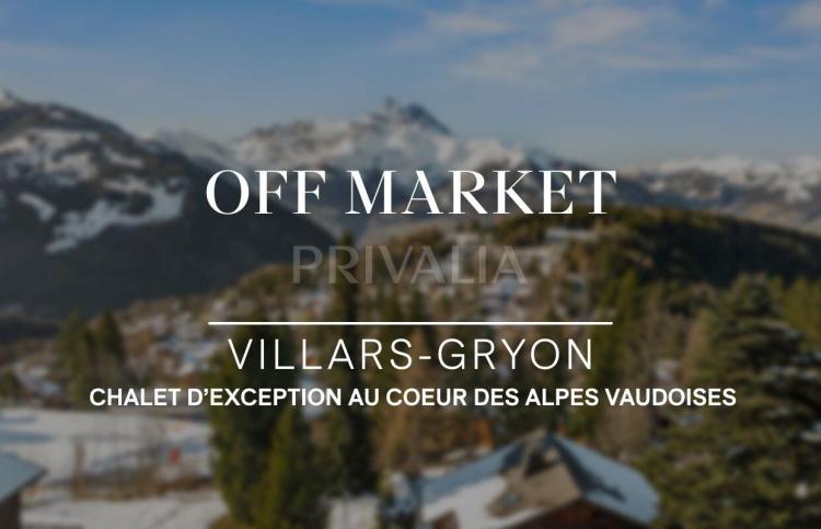 Chalet d'exception ski in – ski out aux portes de Villars