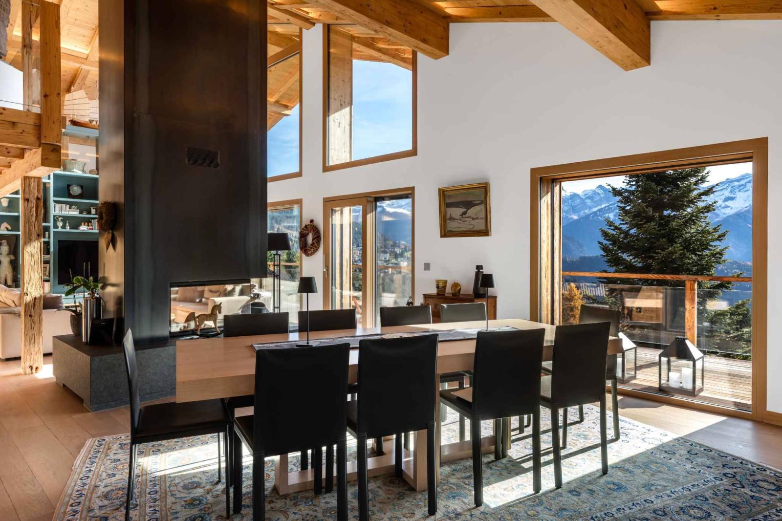 Chalet d'exception avec ascenseur privatif et vue imprenable
