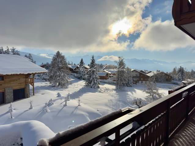 Spacious 4.5-Room Mountain Apartment with Stunning Alpine Views in Lens