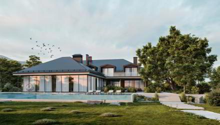 Projet d'une luxueuse villa contemporaine pied dans l'eau, Rolle