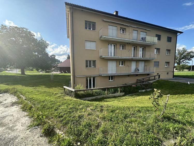 Unique ! Vuisternens-en-Ogoz 3,5 pces refait à neuf + jardin de 431 m2