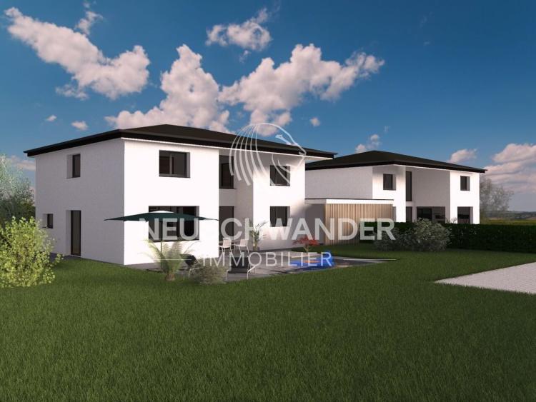 À vendre villa jumelée moderne de 6 pièces en construction à Courgenay