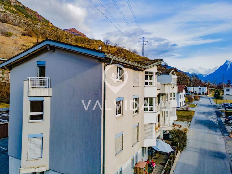 Attraktive 4.5-Zimmerwohnung in Raron - sonnig, ruhig, zentral, mit Garage