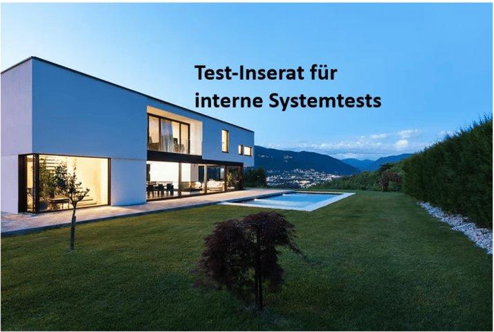 NUR ein Test-Inserat - Wir bitten um Verständnis 2
