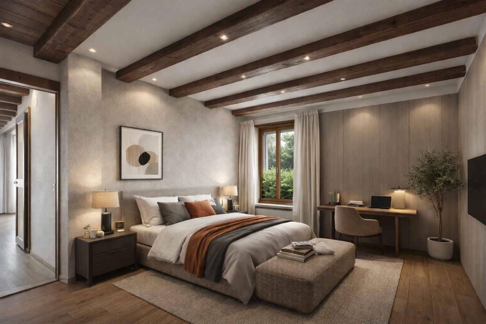 Magnifique maison villageoise rénovée avec charme, volumes et vue sur les Alpes