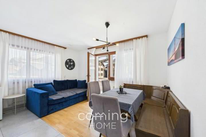 3.5-Zimmer-Mietwohnung in Saas-Grund - lichtdurchflutet, renoviert...