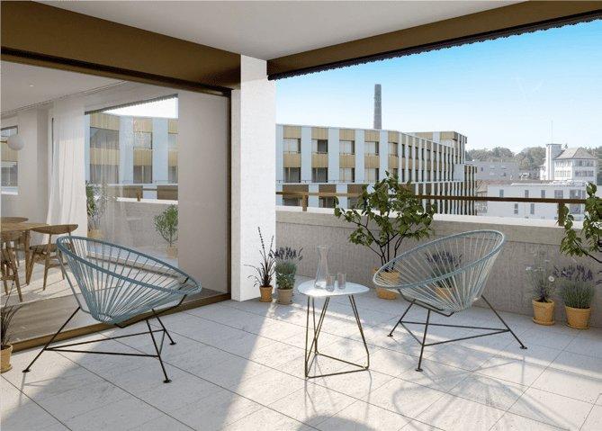 Appartement D63 neuf de 3.5 pièces à louer sur plan