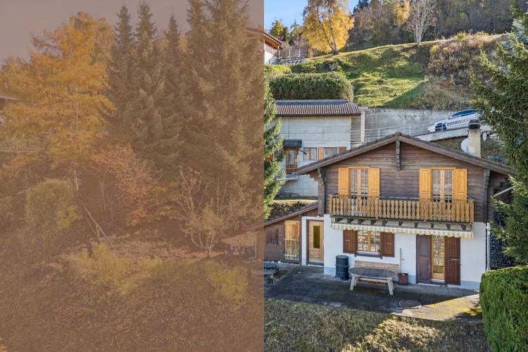 4.5-Zimmer-Chalet mit Dependance und Panoramablick über die Walliser Bergwelt