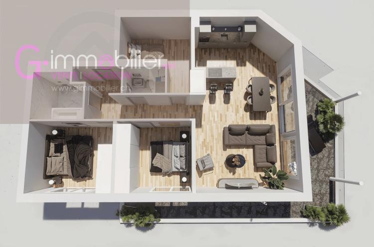 Apartment for sale, av DE L'EUROPE 76 (Monthey, CH)