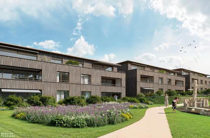 4 appartements de 5,5 pièces avec terrasse et jardin privatif